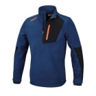 BM SPA - BMM076540100 MICROPILE 180GR ZIP CORTA OC. BLUE TG.XS