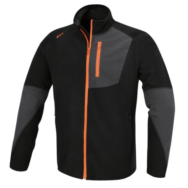 BM SPA - BMM076570001 PILE 280GR ZIP LUNGA BLACK TG.S