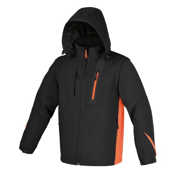 BM SPA - BMM076590001 GIACCHE SOFTSHELL CON CAP BLACK TG.S