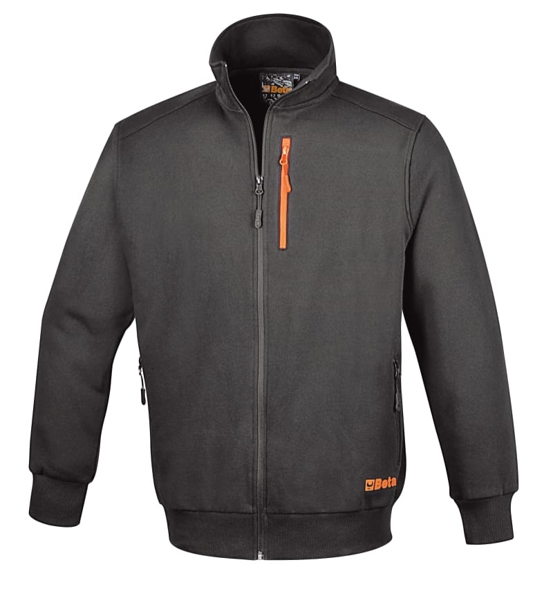 BM SPA - BMM076640102 FELPE ZIP LUNGA GREY TG. M