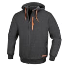 BM SPA - BMM076650103 FELPE ZIP LUNGA C/CAPPUCCIO GREY TG. L