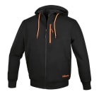BM SPA - BMM076650006 FELPE ZIP LUNGA C/CAPPUC. BLACK TG. XXXL