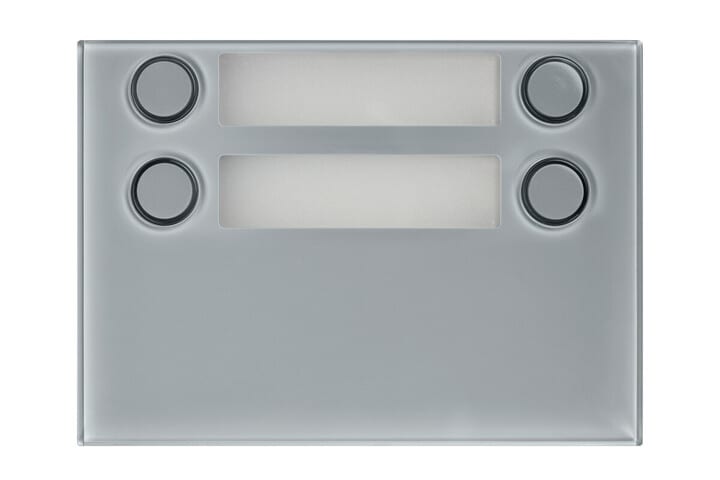 URMET SPA - UTD1168/24G FRONTALINO A 4T 2 FILE GRIGIO