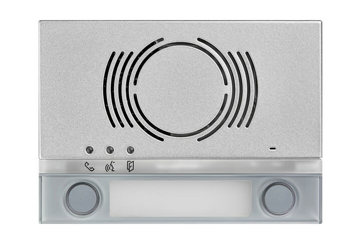URMET SPA - UTD1168/132G FRONTALINO 2T PE AUDIO GRIGIO
