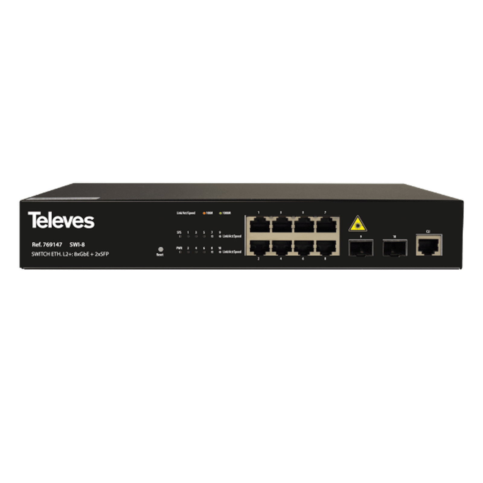 TELEVES ITALIA SRL - TVV769147 SWITCH ETH. L2+: 8XGBE + 2XSFP