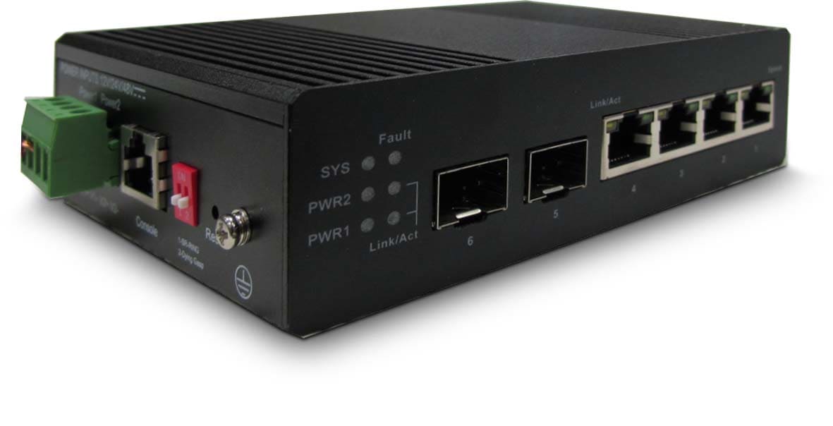 IESS SRL - EAA53066 SWITCH INDUSTRIALE MANAGED POE 7P DIN 12