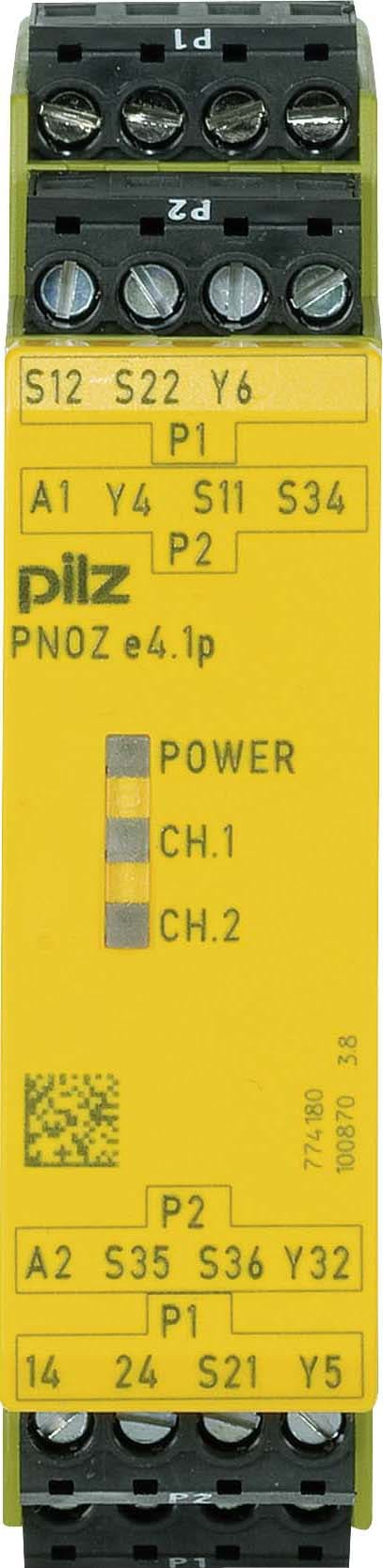 PILZ ITALIA SRL - PIZ774180 PNOZE4.1P 24DC 2PNP+1PNP