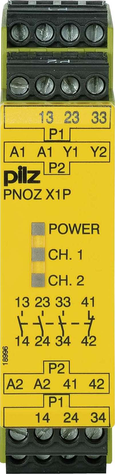 PILZ ITALIA SRL - PIZ777100 PNOZ X1P 24DC 3NA+1NC