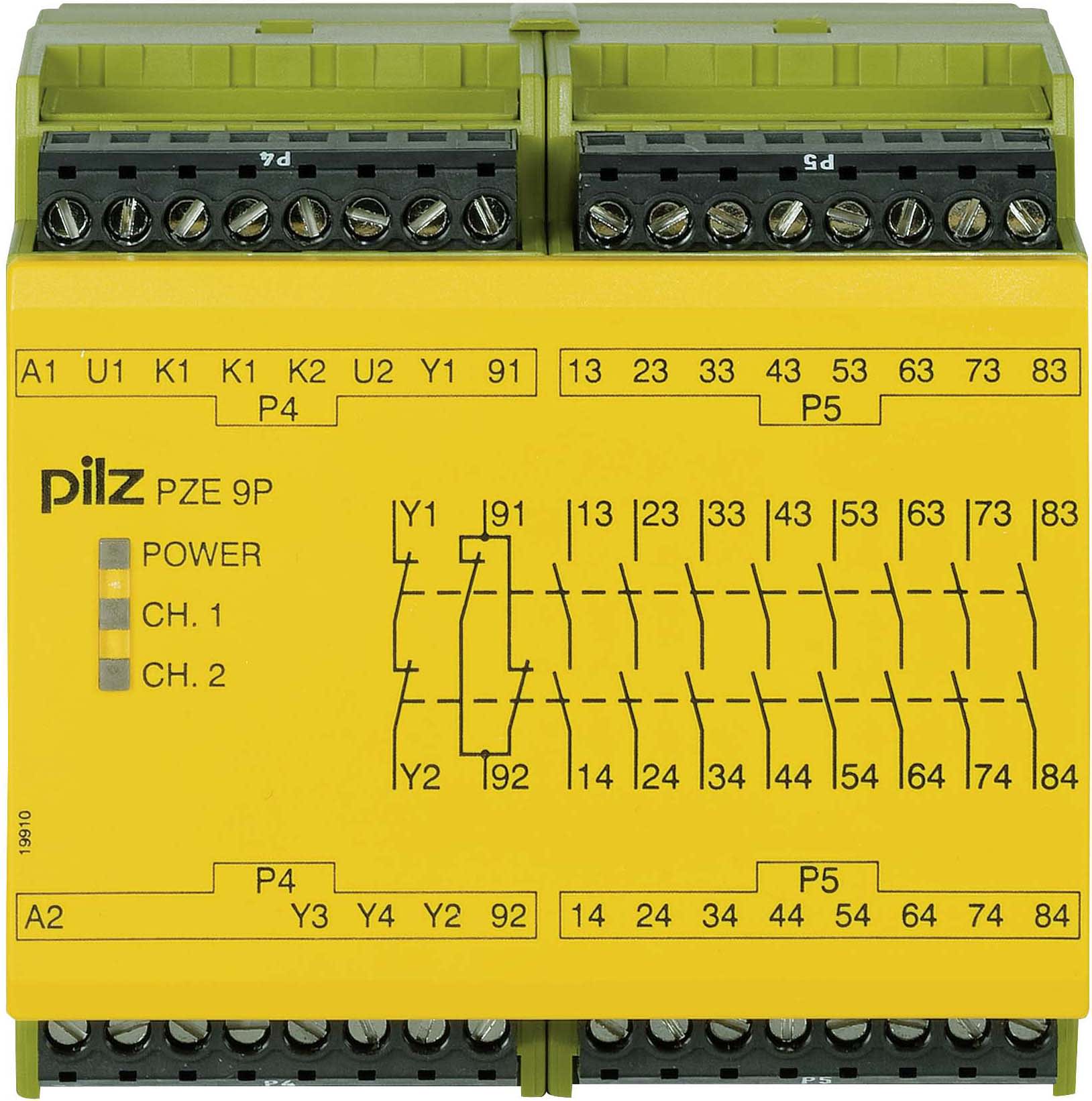 PILZ ITALIA SRL - PIZ777140 PZE 9P 24AC/DC 8NA+1NC