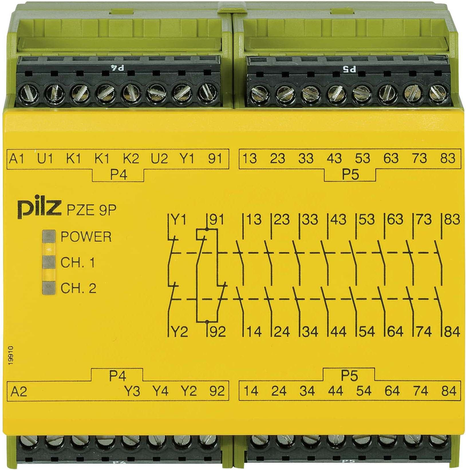 PILZ ITALIA SRL - PIZ777140 PZE 9P 24AC/DC 8NA+1NC