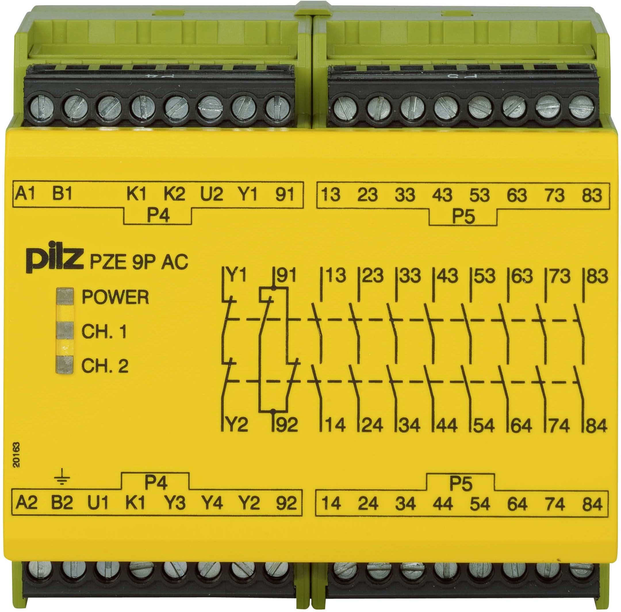 PILZ ITALIA SRL - PIZ777148 PZE 9P 100..240AC/DC 8NA+1NC