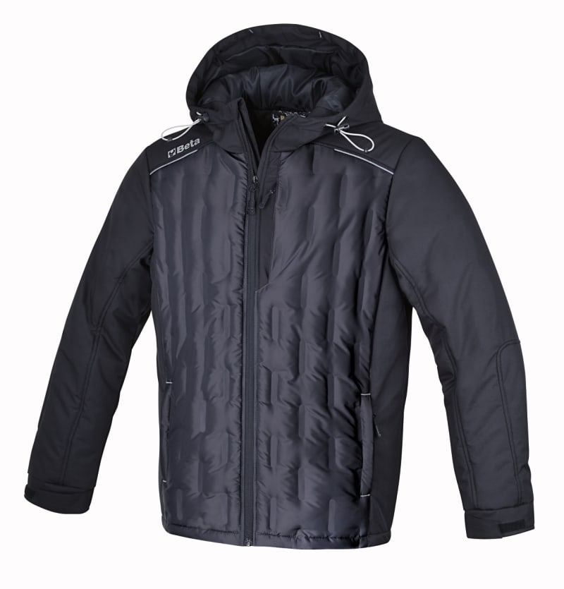 BM SPA - BMM077800205 BOMBER TEXEL SOFTSHELL BLACK-GREY TG.XXL