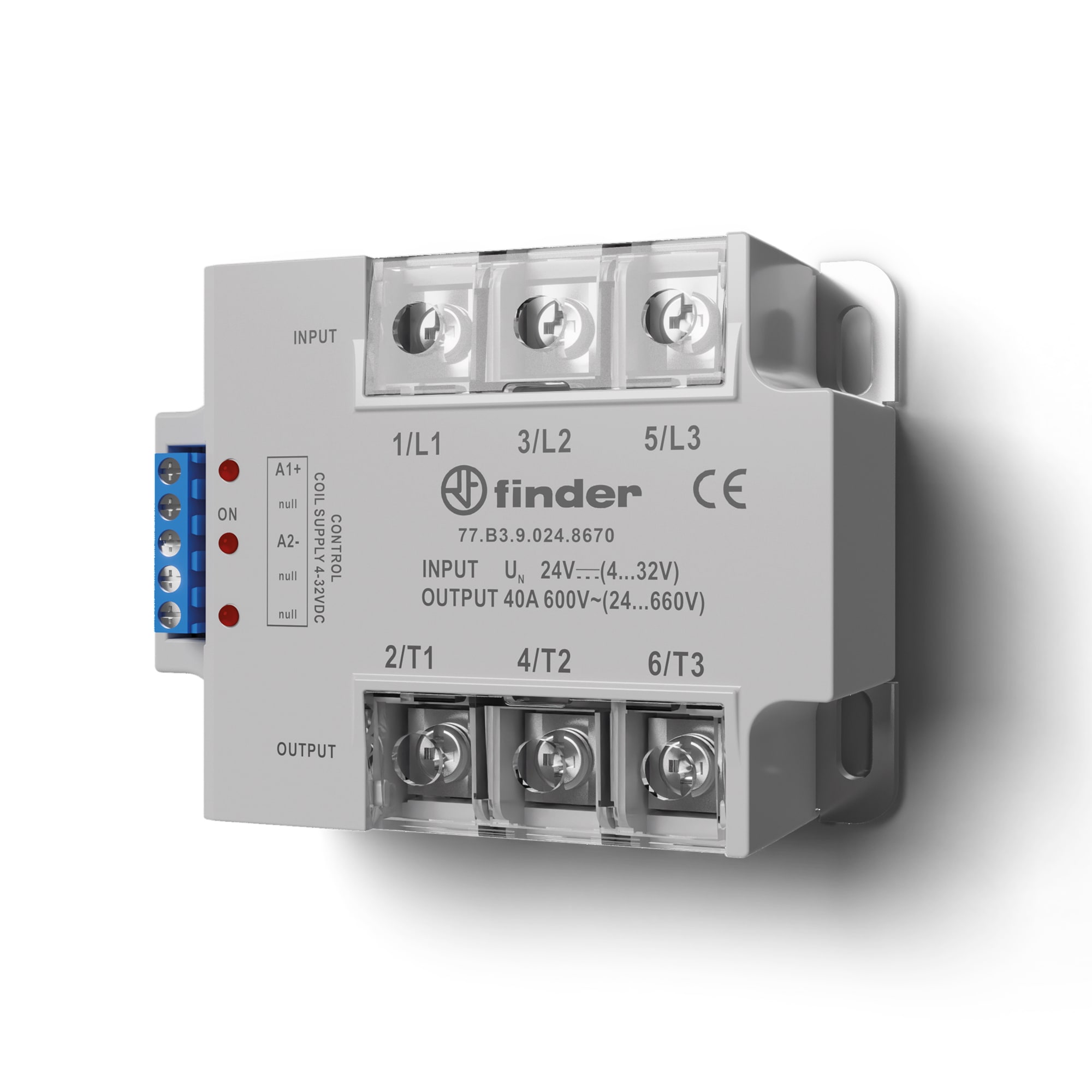 FINDER SPA - FIN77F390248671 RELE PANNELLO SSR 80A PANNELLO TRIFASE