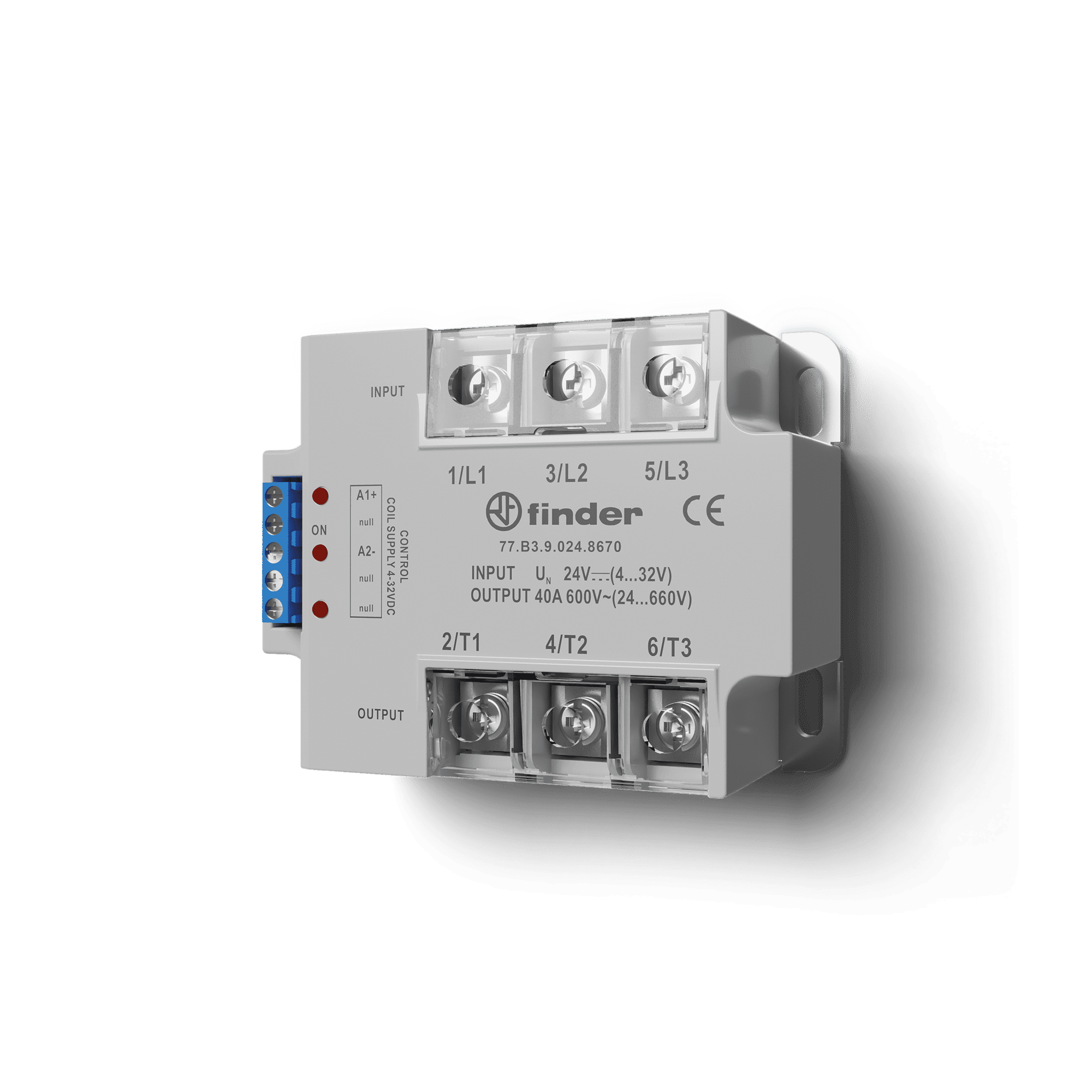 FINDER SPA - FIN77F382308671 RELE PANNELLO SSR 80A PANNELLO TRIFASE