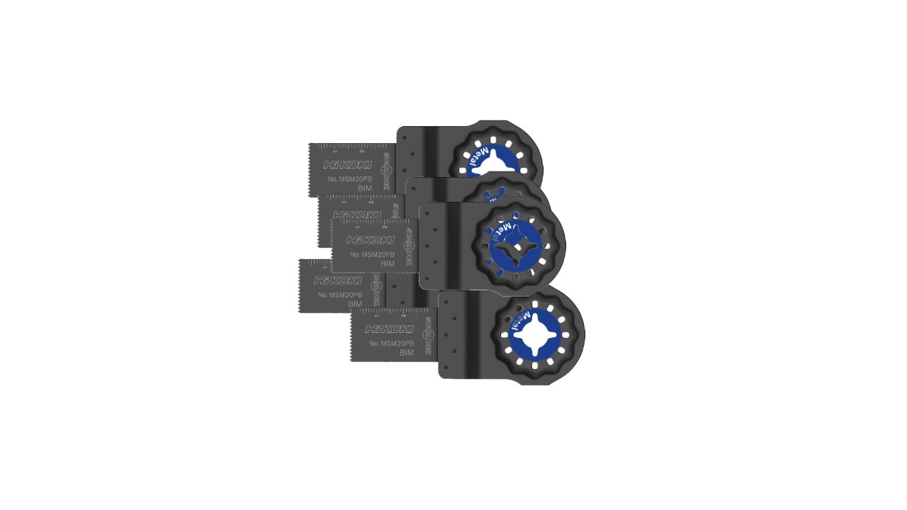 HIKOKI POWER TOOLS - HIA782713 5 LAME X MULTIF 20X20 MSM20PB X MET