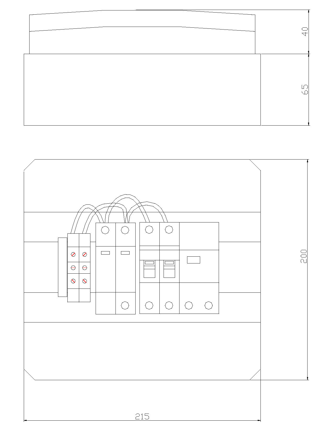 ITALWEBER SPA - ITW7850112 QUADRO DI CAMPO LATO A.C. VERS.92