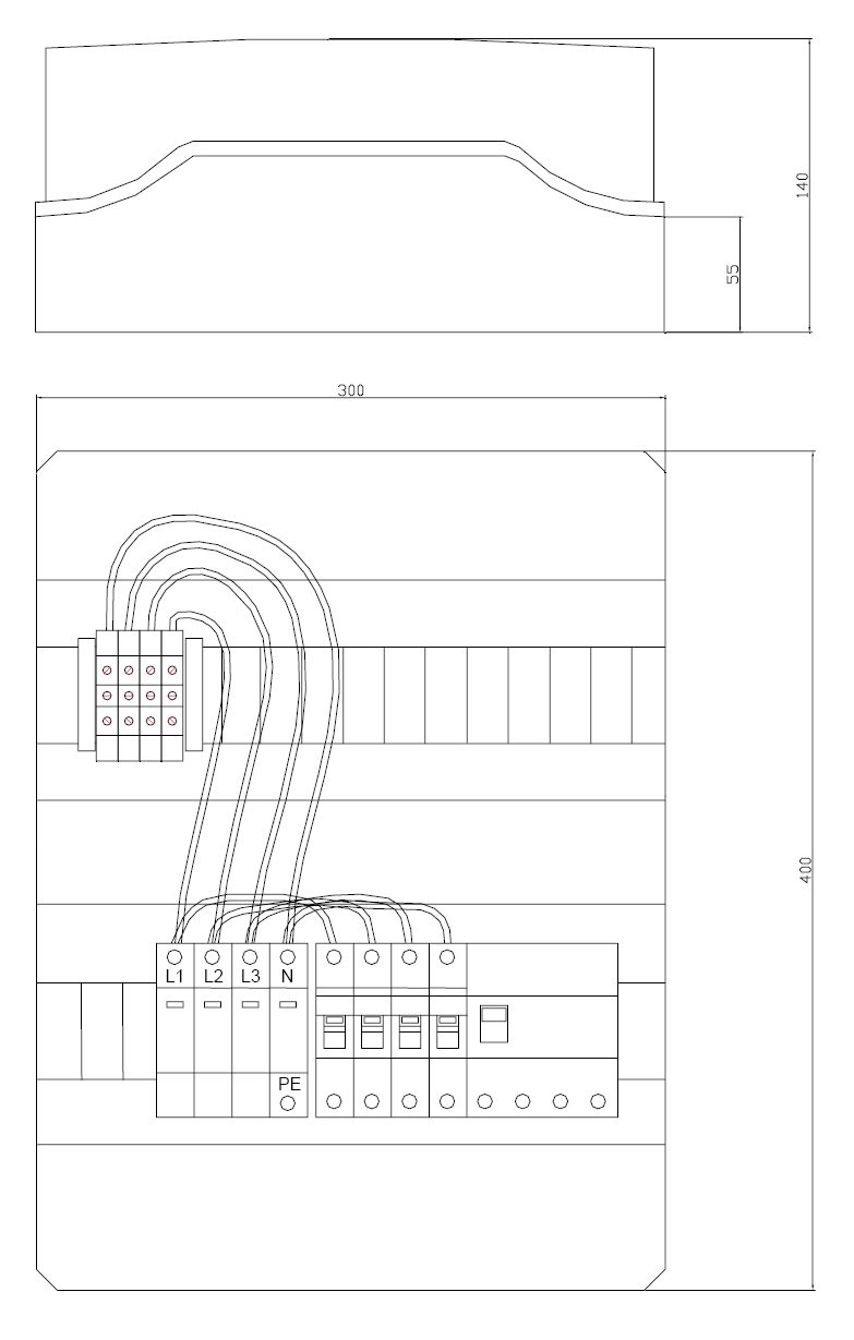 ITALWEBER SPA - ITW7850299 QUADRO DI CAMPO AC TRIFASE 20A