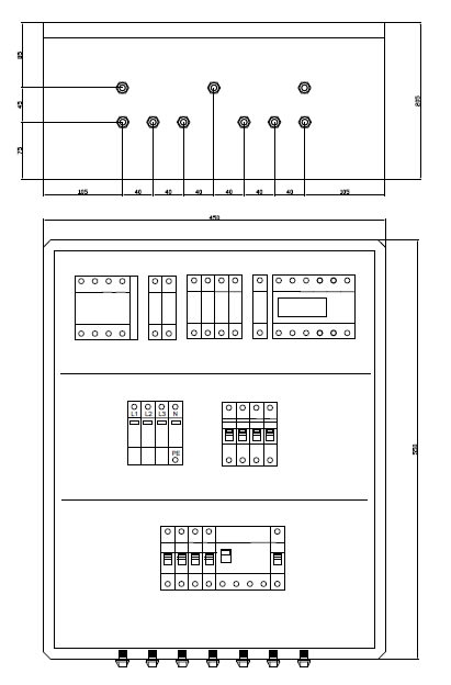 ITALWEBER SPA - ITW7850503 QUADRO INTERFAC.TRIFASE PMAX 24KW