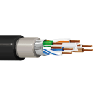 ITC INDUSTRIA TECNIC - ITC64F1DPNM100 4X2 AWG 23 FTP CAT.6 DG PE NERO MAT.100