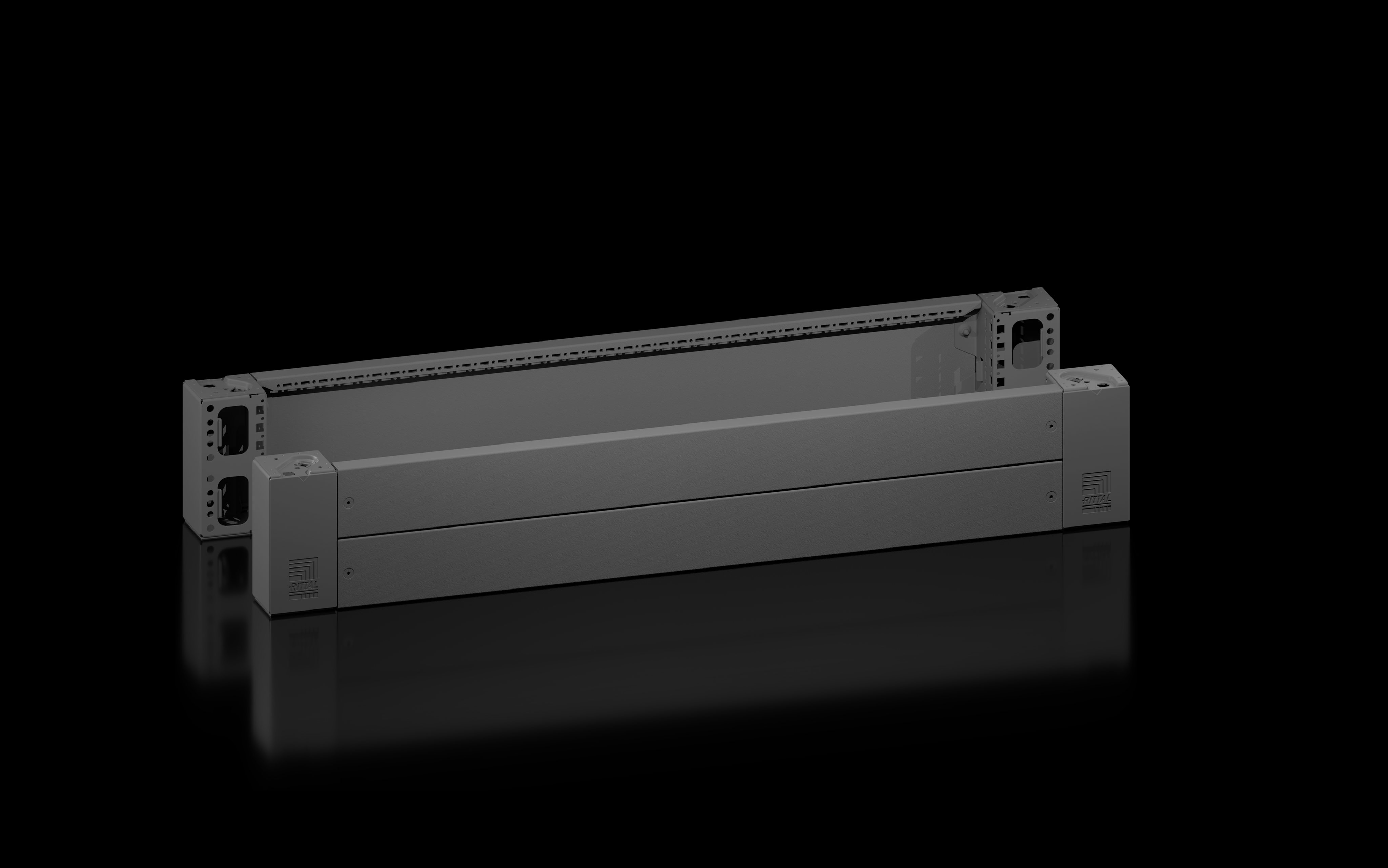 RITTAL SPA - RIT8660025 VX ZOCCOLO ANT./POST 1200X200- 2 PZ