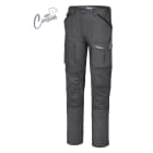 BM SPA - BMM079300403 PANTALONI WORK COTTON MEDIUM GREY TG.L