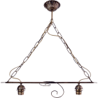LE PROLUNGHE SAS - PRG7940 LAMPAD. TRIANGOLO 2LUCI E27 SERIE ALBA