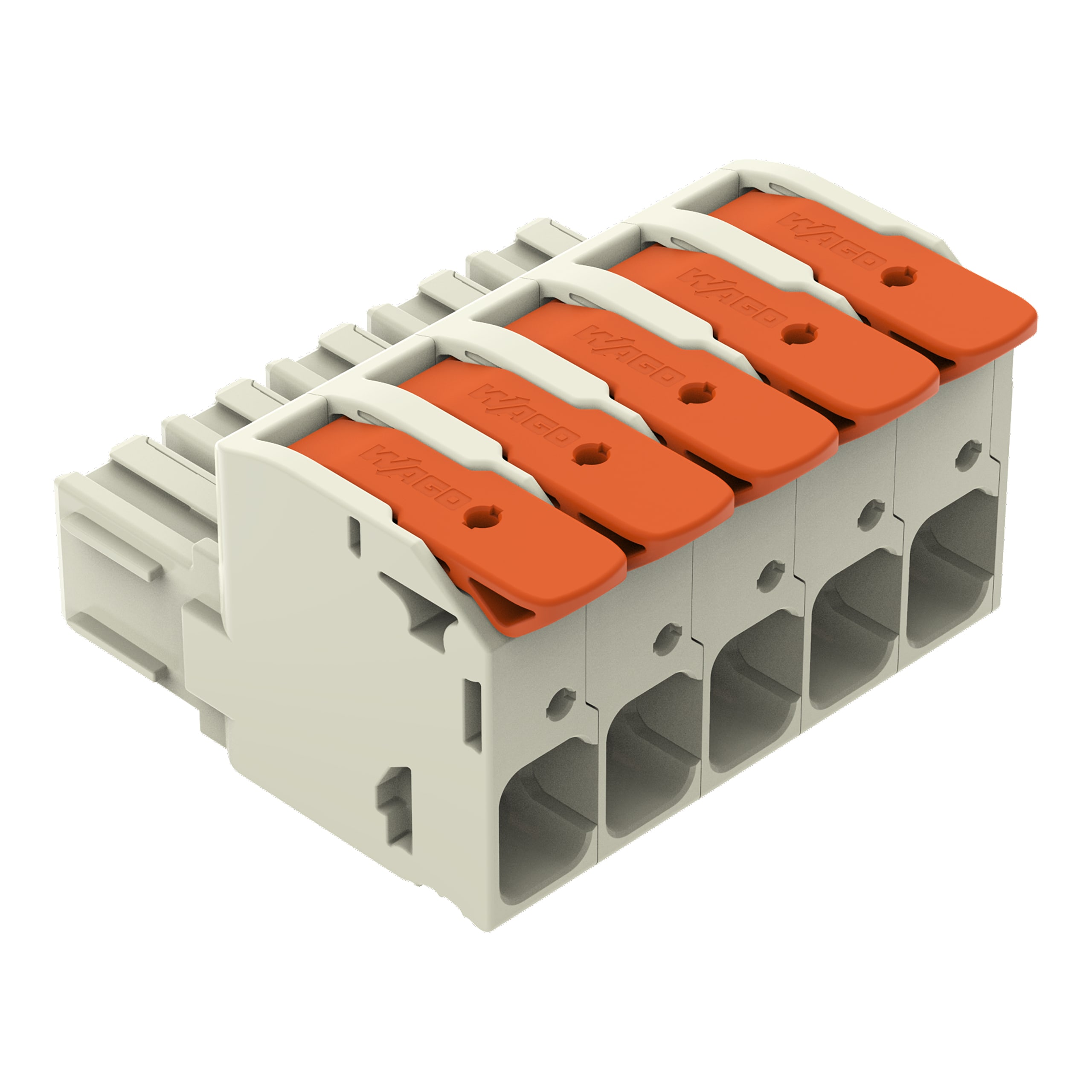 WAGO ITALIA SRL - WAG832-1105 SPINA F LEVA 16MMQ 10,16MM 5P NO INVERSI