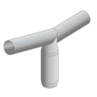 LINEA LIGHT (ILED) - ILD98211 BRACCIO X PALO DOPP.INCL.15°ZINCATA