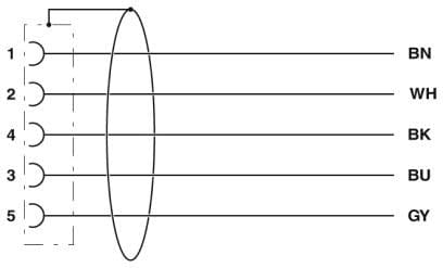 PHOENIX CONTACT - PHC1422612 SAC-5P-30,0-PUR/M12FS SH CAVO SENS/ATT