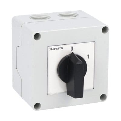 LOVATO - LOV7GN2090P INTERRUTTORE 1P 20A CASS. PLASTICA 75X75