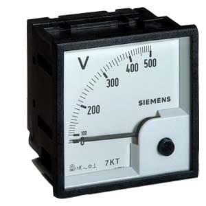 SIEMENS - SIE7KT10500Y VOLTM. 72X72MM DIRETTO SCALA 0-500VCA