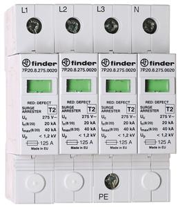 FINDER SPA - FIN7P2582750020 SPD CLASSE2 TRIF 4P 275VAC 4+0 20KA NO R