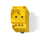 FINDER SPA - FIN7U0182300002 PRESA DA QUADRO-FR GIALLA