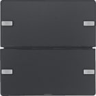 BERKER - BRK80142326 SENS.A TASTI DOPPIO KNX - Q1/Q3 ANTRACIT