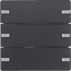 BERKER - BRK80143326 SENS.A TASTI TRIPLO KNX - Q1/Q3 ANTRACIT