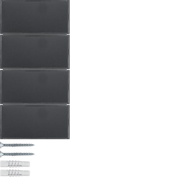 BERKER - BRK80164785 SENS.TASTI QUADR KNX S1/B3/B7 X ANTR+ALU