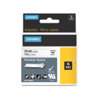 CEMBRE SPA - CEM18488 NASTRO 12MM NYLON FLESS.NERO SU BIANCO