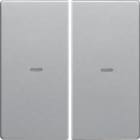 BERKER - BRK80960321 COPRITAST. X MOD DOPP KNX - Q1/Q3 ALU