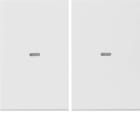 BERKER - BRK80960379 COPRITAST. X MOD DOPP KNX - K1/K5 BILUC.