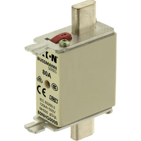 EATON - EAO80NHG000B 80NHG000B NH000, GG-GL, 80A, 500VAC, PLA