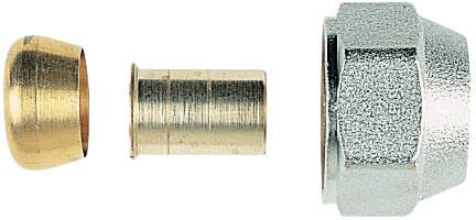 WATTS INDUSTRIES ITA - WAT820R1216 RACCORDO IN TRE PEZZI TUBO D.16X1/