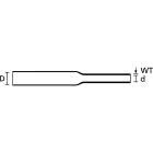 HELLERMANNTYTON Srl - HEE300-73567 TERMORESTRINGENTE BARRA WH TCN20-6.4/3.2