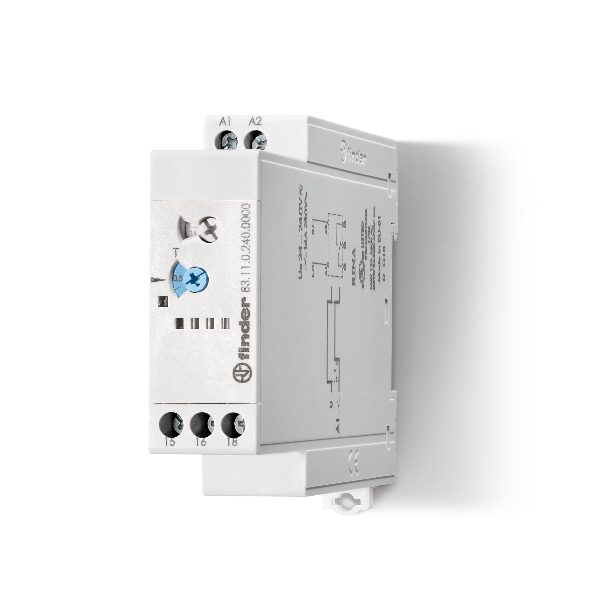 FINDER SPA - FIN831102400000T TEMPORIZZATORE RITARDO ECCITAZ. 24/240V 16