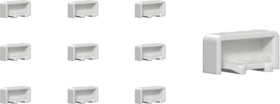 GIRA - GIR831500 10 X CALOTTA TERMINALE BIN.FASE