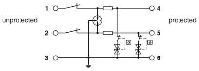 PHOENIX CONTACT - PHC2906729 TTC-6-2X1-M-24DC-PT-I SPD SEGNALE