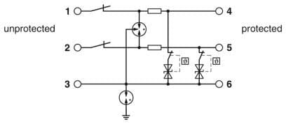 PHOENIX CONTACT - PHC2906794 TTC-6P-2X1-F-M-24DC-PT-I SPD SEGNALE