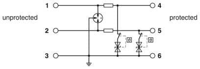 PHOENIX CONTACT - PHC2906816 TTC-6P-2X1-24DC-PT-I SPD SEGNALE