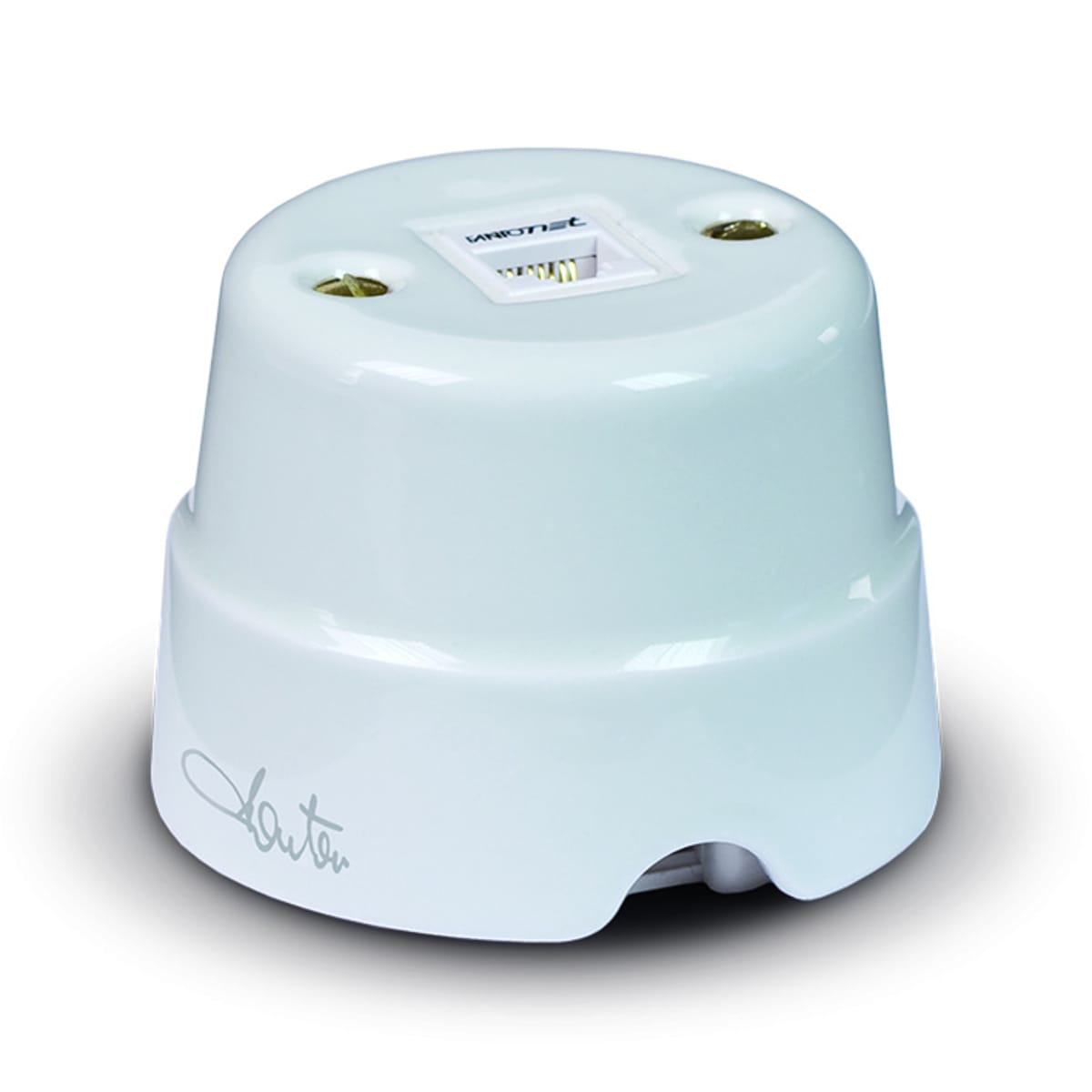 FANTON SPA - FME84016 PRESA RJ12 CAT.3 UTP 90 IN CERAMICA BI