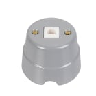 FANTON SRL - FME84016GR PRESA RJ12 CAT.3 UTP 90° IN CERAMICA GR