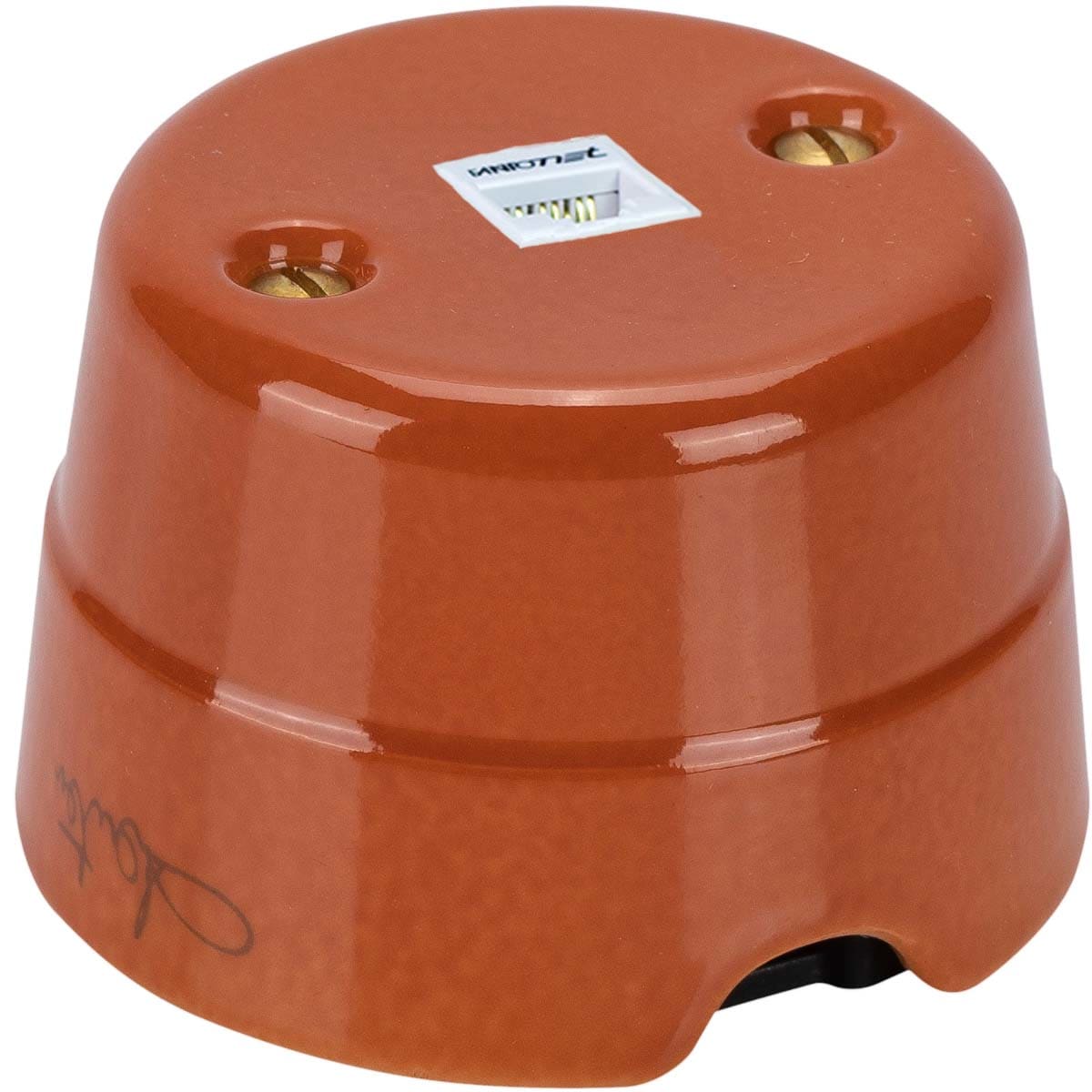 FANTON SRL - FME84016TC PRESA RJ12 CAT.3 UTP 90° IN CERAMICA TC